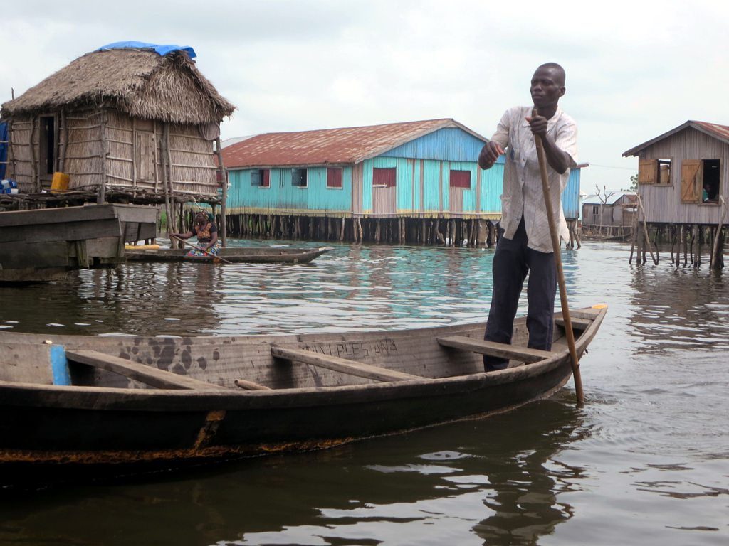 Bootsfahrt in Ganvié, Benin