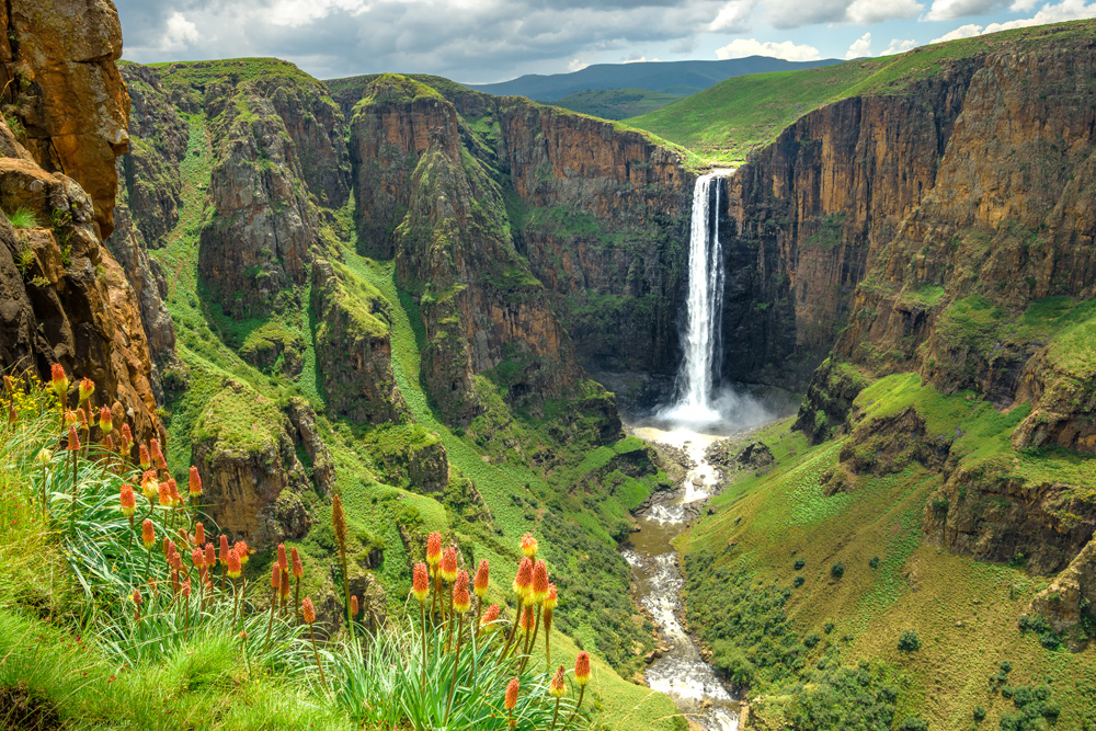 Maletsunyane-Wasserfall in Lesotho