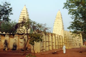 Die Große Moschee von Bobo-Dioulasso in Burkina Faso