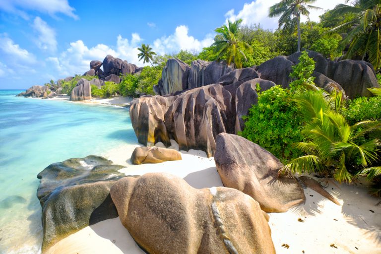 Anse Source D'Argent auf den Seychellen