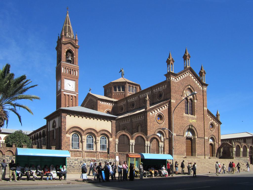 Die katholische Kathedrale von Asmara