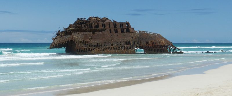 Wrack der Cabo Santa Maria auf Boa Vista, Kap Verde