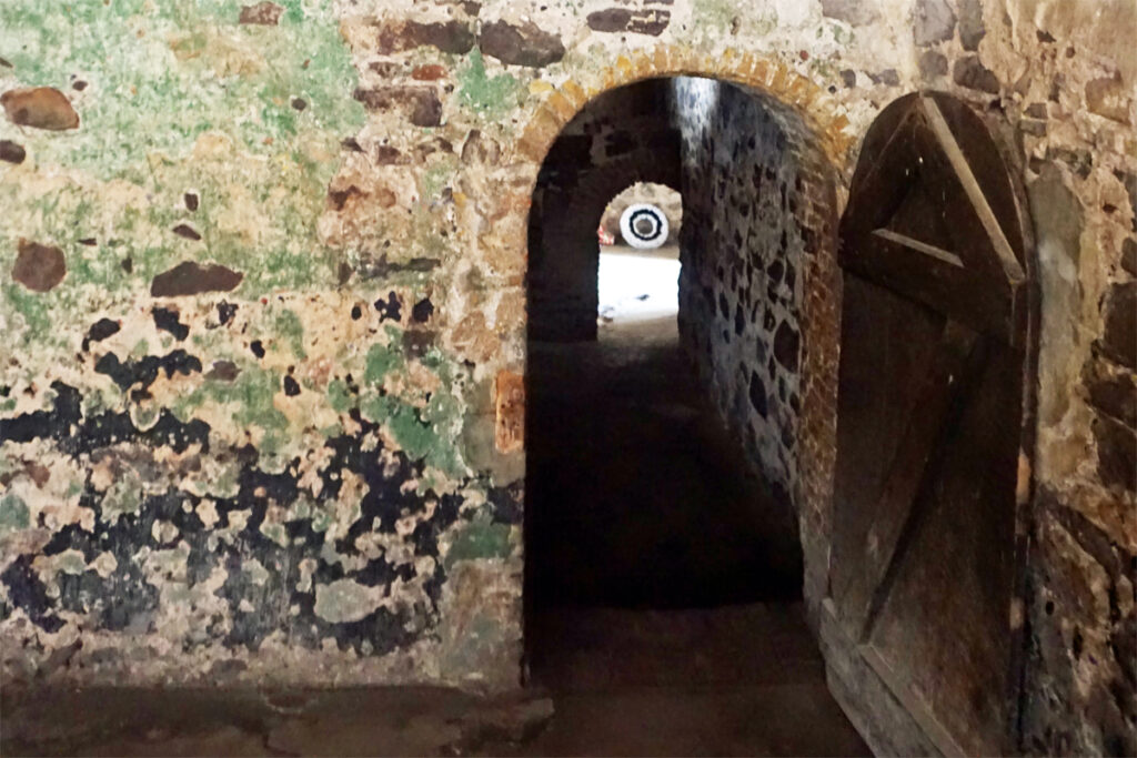 Die „Door of No Return“, die Tür ohne Wiederkehr, in Elmina Castle in Ghana.